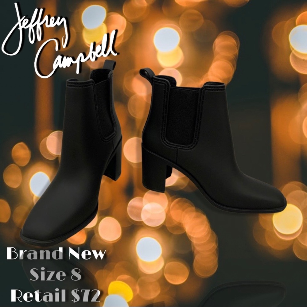 JEFFREY CAMPBELL Hurricane Waterproof Boot size 8